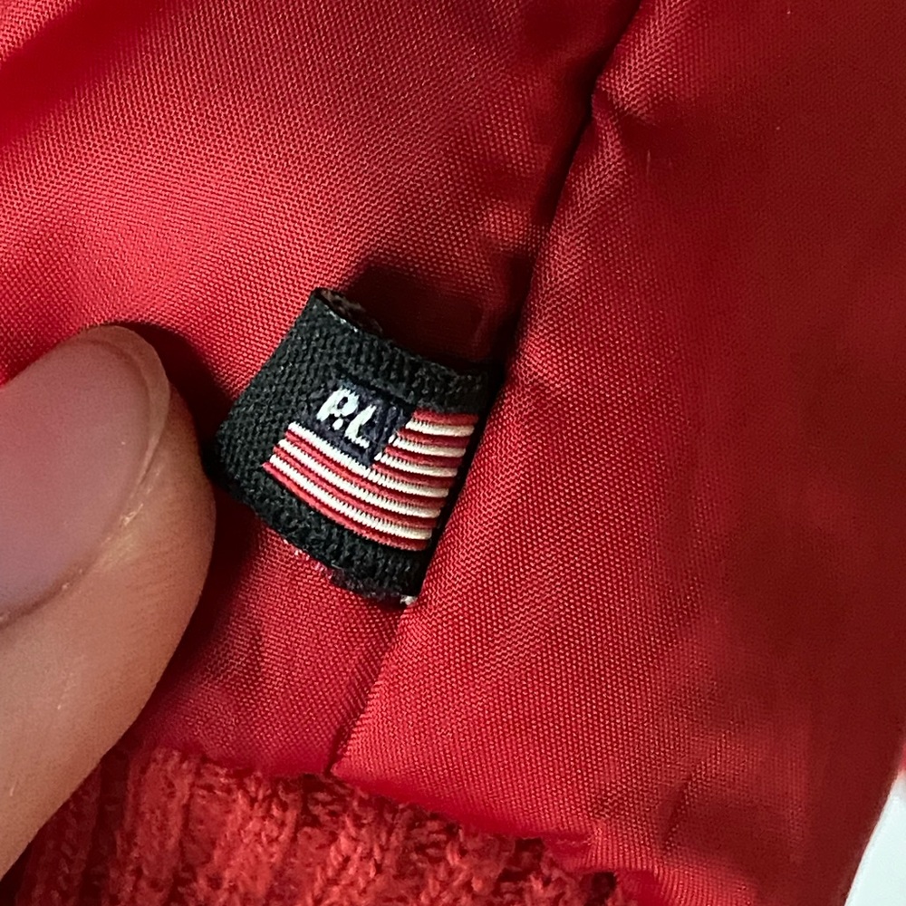 Polo Ralph Lauren Red Puffer Down Jacket ( size S ) - Picture 7 of 11